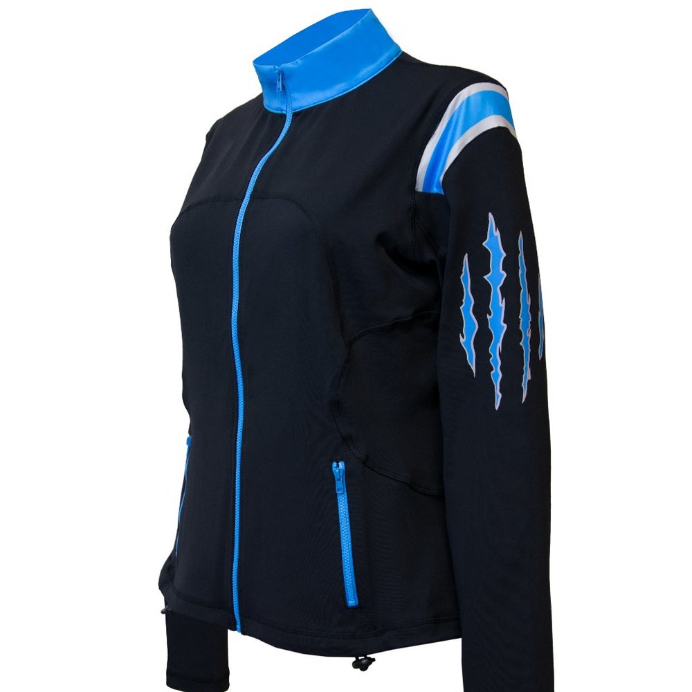 Carolina Panthers Full Zip Athletic Yoga Jacket - Brand New! - 50% Off MSRP